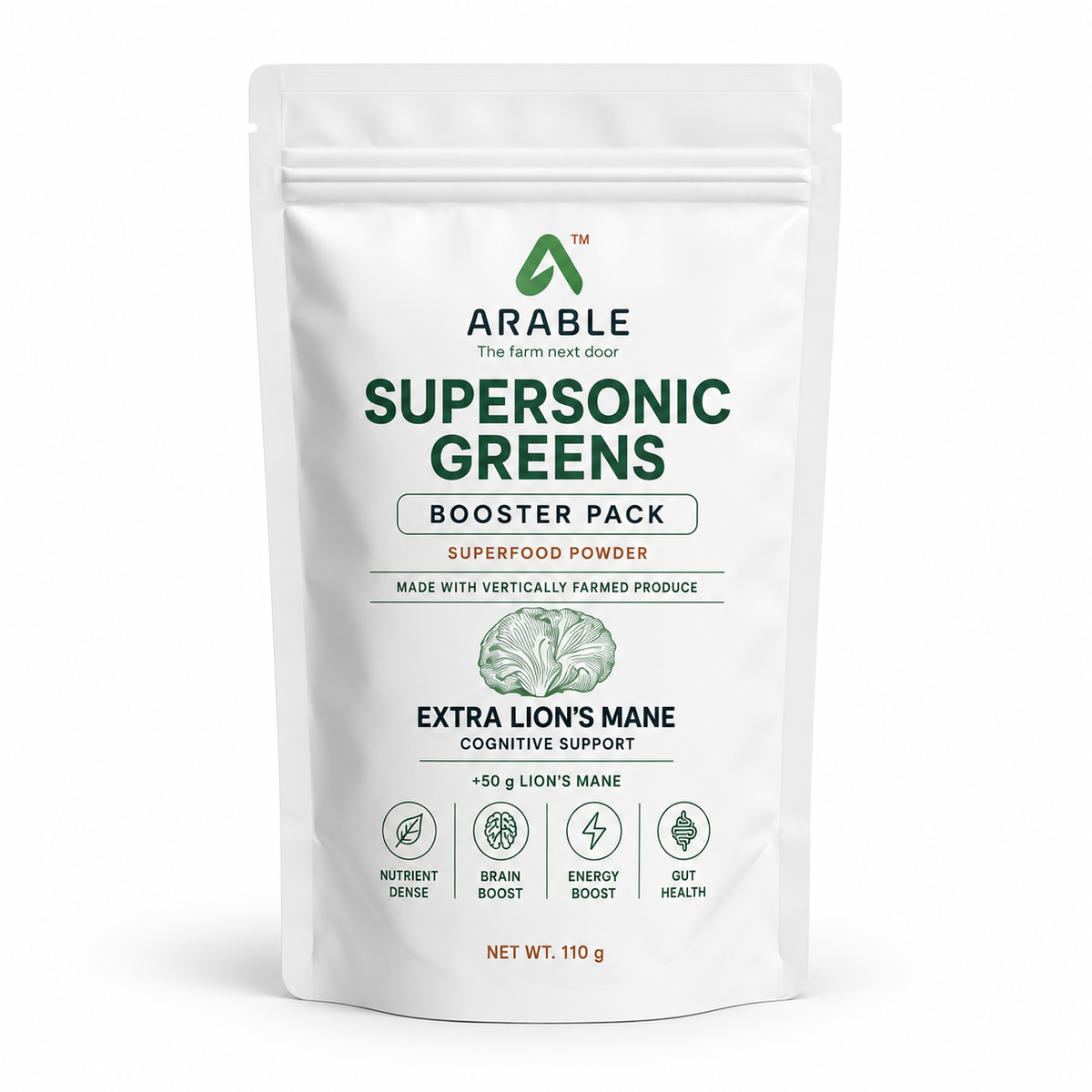 Supersonic Greens Booster Pack - Extra Lion’s Mane