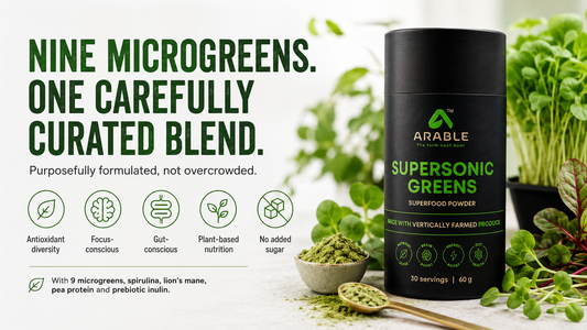 Why Supersonic Greens Uses a Carefully Curated Blend of 9 Microgreens